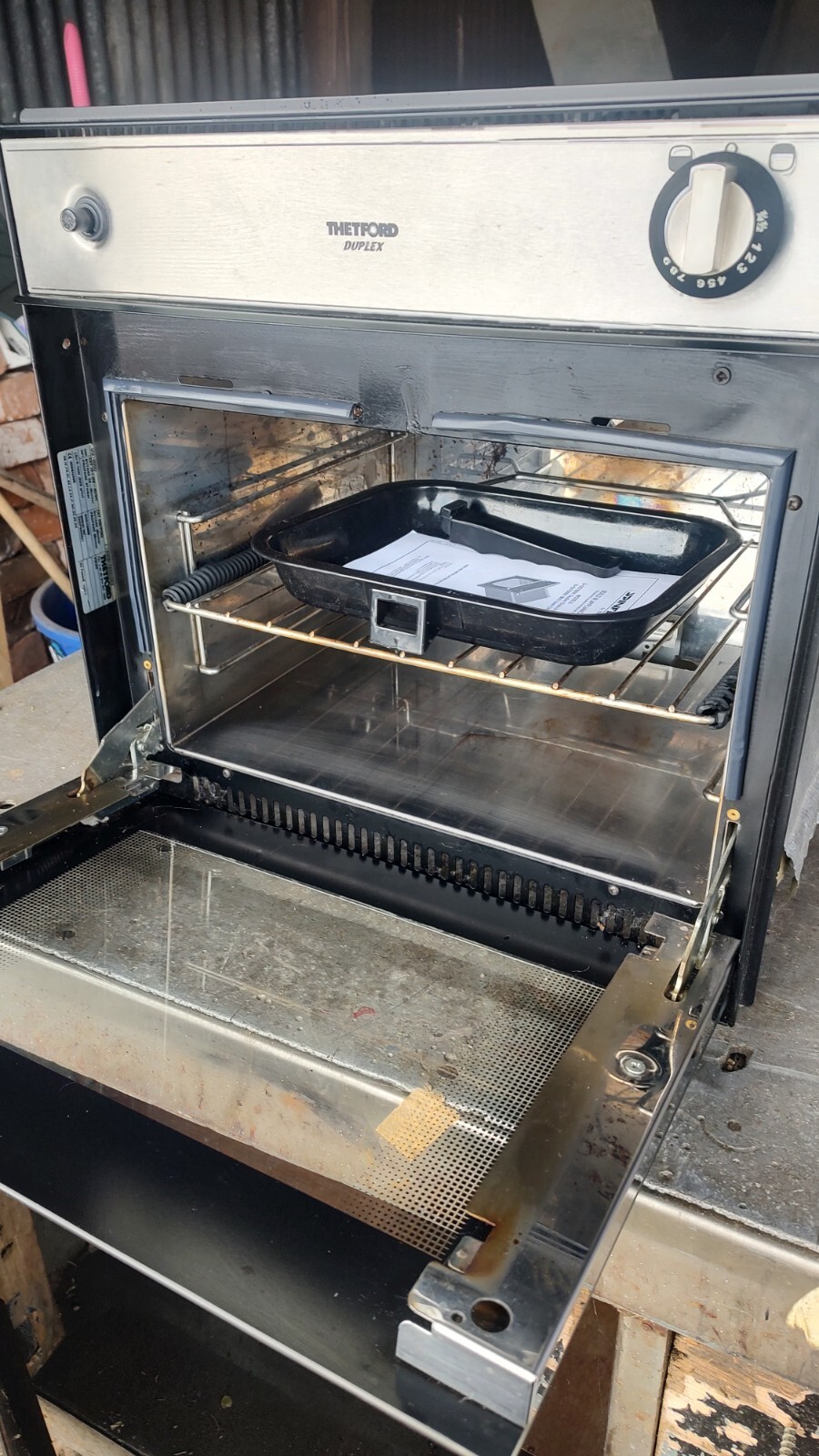 Thetford Duplex Cooker Oven & Grill Combination From 2013 Rollerteam