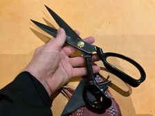 Leather Scissors 12 inch, capable of cutting 1/4 inch  leather  more