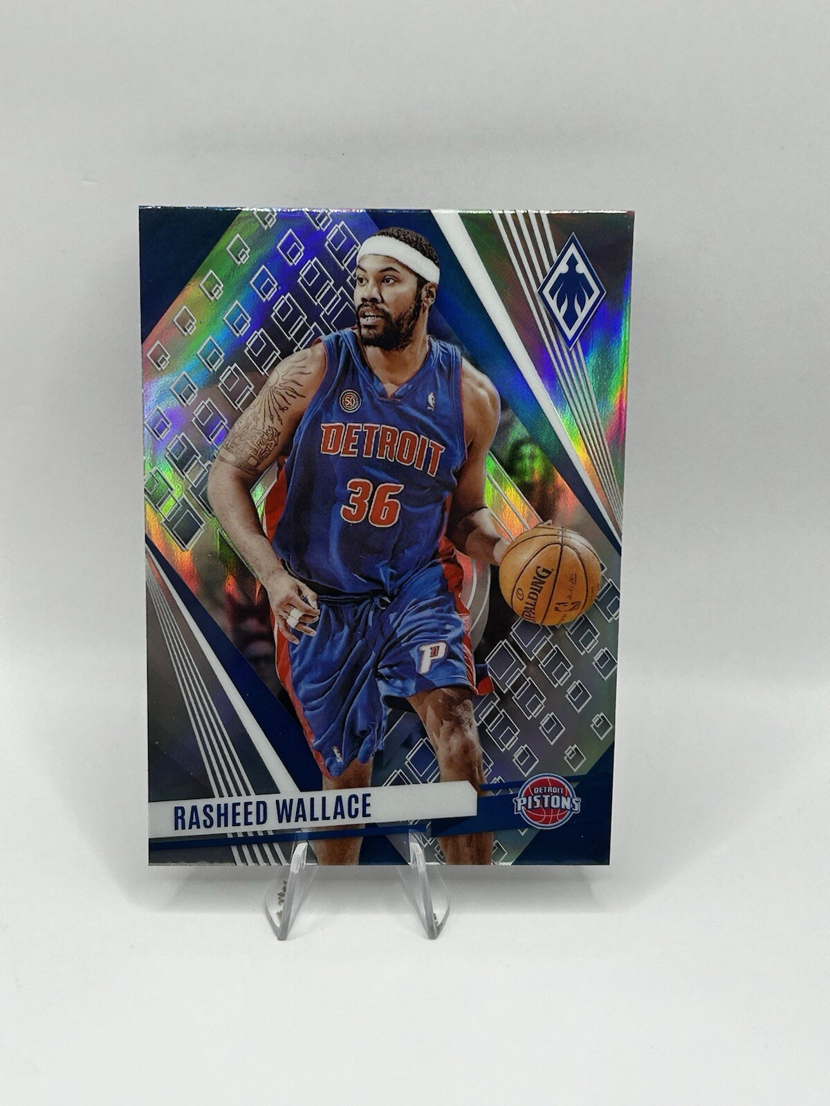 Rasheed Wallace #33 Silver Prizm 2023-24 Panini Phoenix Detroit Pistons