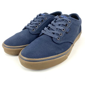 vans blue brown sole