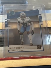 2020 Panini Chronicles - Clearly Donruss Rated Rookie #RR-JO Jeff Okudah (RC)