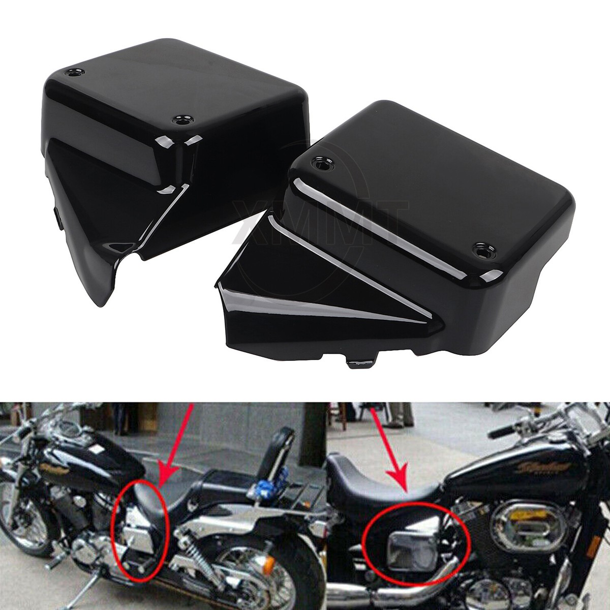 Battery Location 2007 Honda Shadow Aero 750 Battery Motorcycle L&R