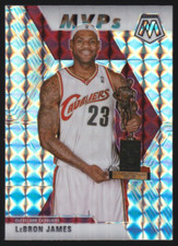 2019-20 Panini Mosaic Silver Mosaic Prizm #298 MVPs LeBron James