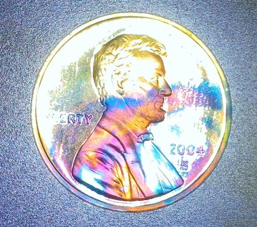 2004 S RAINBOW TONED Proof SET 11 COIN SET with Cases Box & COA - Picture 13 of 24