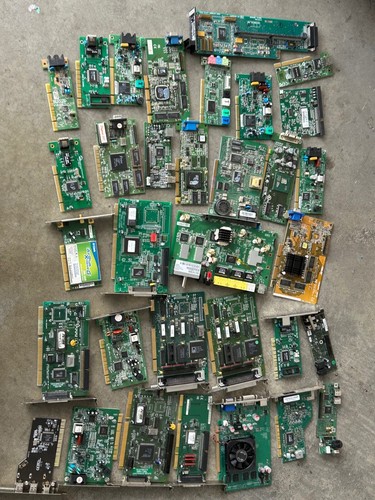 90 Unzen Schrott PC Adapter / andere Karten für Gold - Edelmetallgewinnung oder Teile