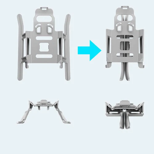 Foldable Extended Landing Gear Leg Skid for DJI Mini 3 Protector Accessories Kit - Picture 6 of 13