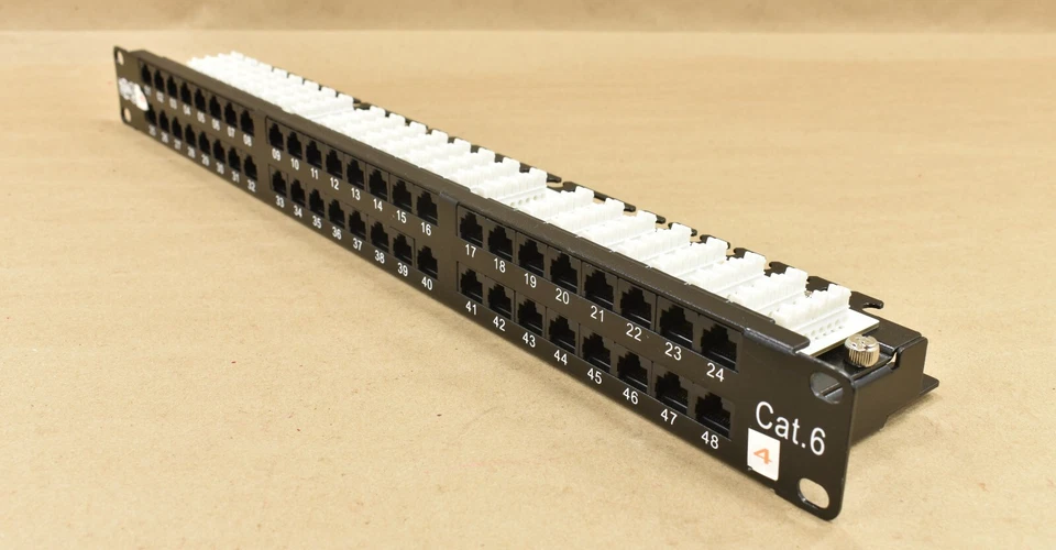 TRIPP-LITE N052-048-1U 48-Port 1U Rack-Mount High-Density 110-Type Patch Panel - Image 2 of 4