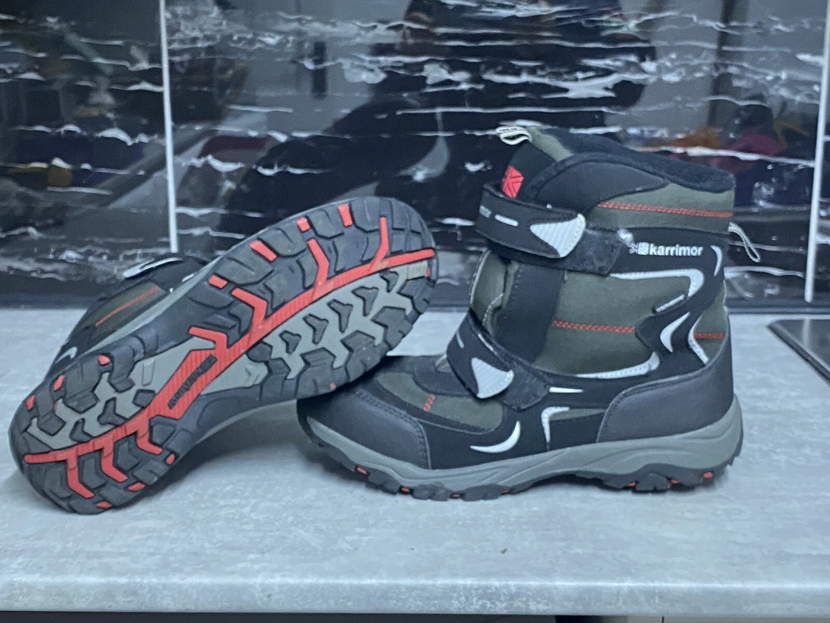 Karrimor Snow Fur grey waterproof fleece lined winter snow boots UK J6 EU 39