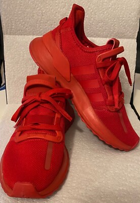 Adidas Athletic Shoe Sneaker Red Ultra Boost size 4
