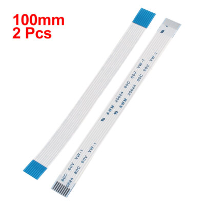 A Typ AWM 20624 80C 60 V VW-1 8 pin Flachkabel Celcius 100 mm 2 Stücke