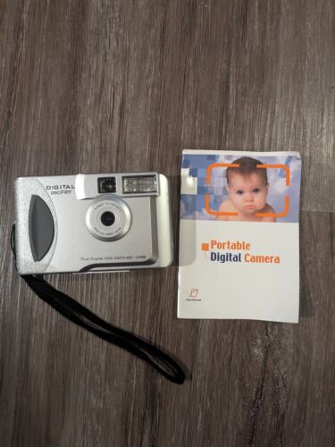 Fotocamera digitale portatile vintage EarthLink VGA 640x480 DSC Pro e manuale - Foto 1 di 12