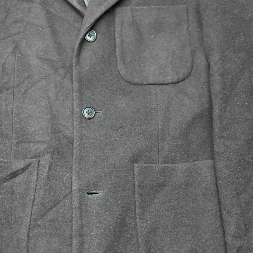 Vtg Gap Small Brown Flannel Wool Blend Mens Blazer Sport Coat Jacket - Image 3 of 4