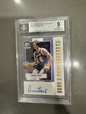 2017 Donruss Optic Hall Dominators Signatures Jerry West Auto BGS 9 /49