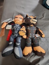Marvel Avengers 14" THOR  ROCKET RACCOON PLUSH by Good Stuff LLC Comic Hero