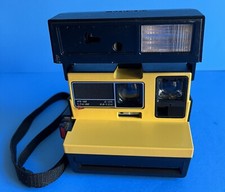 Vintage Polaroid Job Pro Instant Film Camera 600 w Strap FOR PART OR NOT WORKING