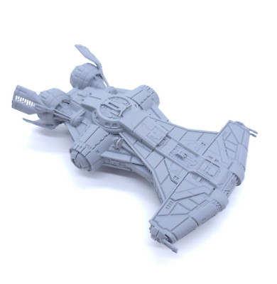 Defender Light Corvette 1'', 3'', 6'' or 12'' Model Spaceship Sci-fi Star Ship Wars