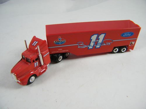 BILL ELLIOTT ~ AMOCO FORD RACING #11 ~ TRANSPORTERS AND CARS - Picture 8 of 12
