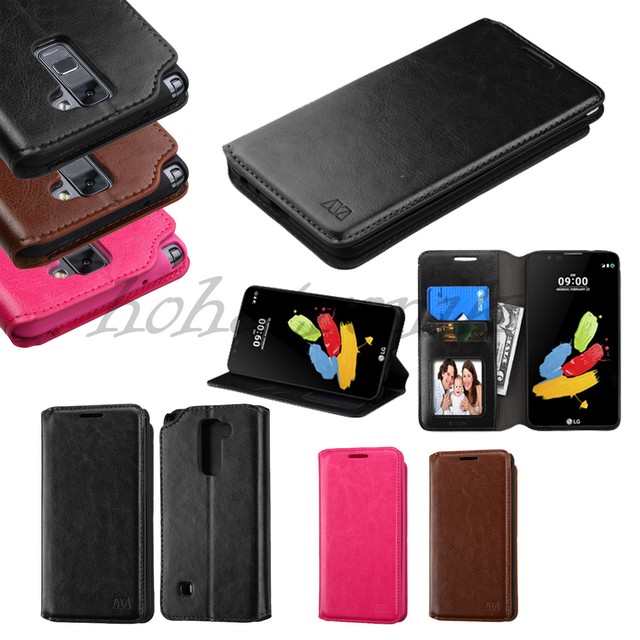 Download For LG Stylo 5 Leather Flip Wallet Phone Case Cover Protective Card Pouch Stand | eBay