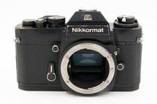 Nikon Nikkormat EL Black 35mm Film SLR Camera Body, VG