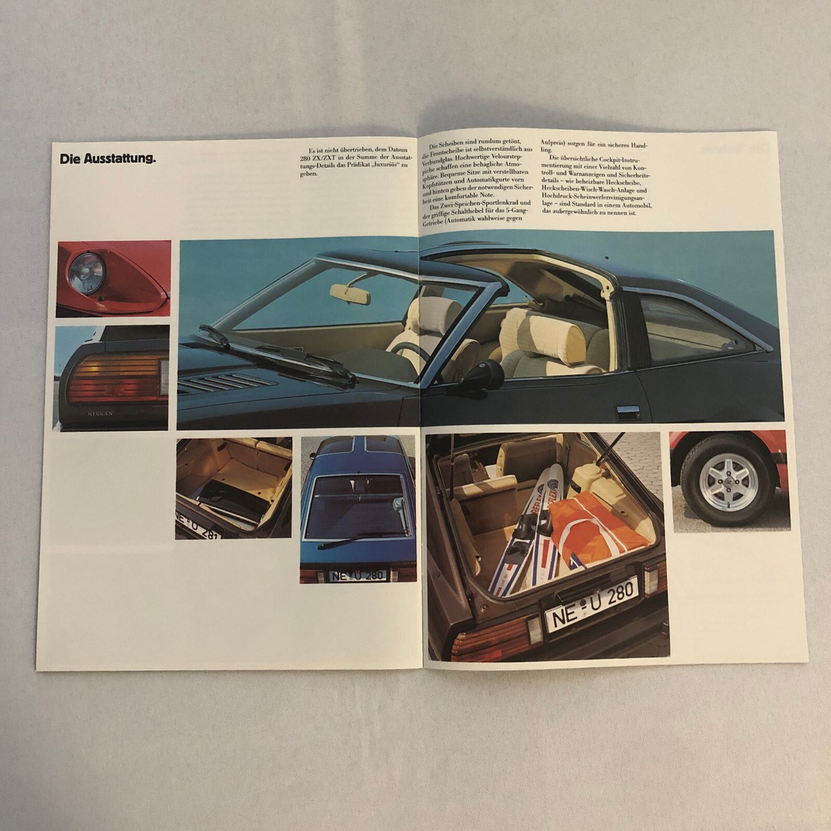 Vintage Datsun 280ZX and 280ZXT Sales Brochure Catalog 280