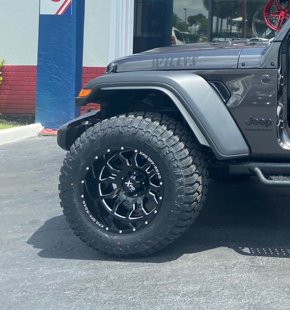 20 Inch 20x12 XPD 700 Savage Black & Mill Rims BP:5x127 Jeep
