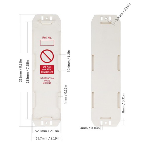 10Pcs Scaffold Status Holder For Safety Inspection Tool Accessories New - Picture 3 of 22