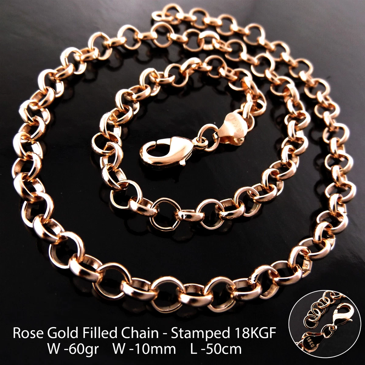 Rose gold filled chain deals