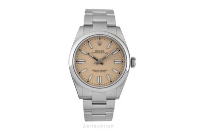 Rolex Oyster Perpetual 41 Beige Stahl Automatik Herrenuhr Ref. 134300 B&P 2026