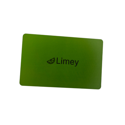#ad Digital Business Card Lime Matte Finish NFC QR Tap or Scan to Connect $15.00
