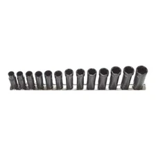Turbosocket Tscd3813B 13 Piece 3/8" Drive Deep Turbo Socket Sae/ Metric Set New!