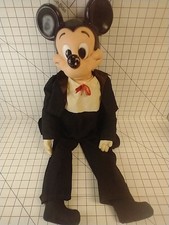 Muñeca Mickey Mouse Horsman Ventrílocuo 1973 de colección - Stick Control