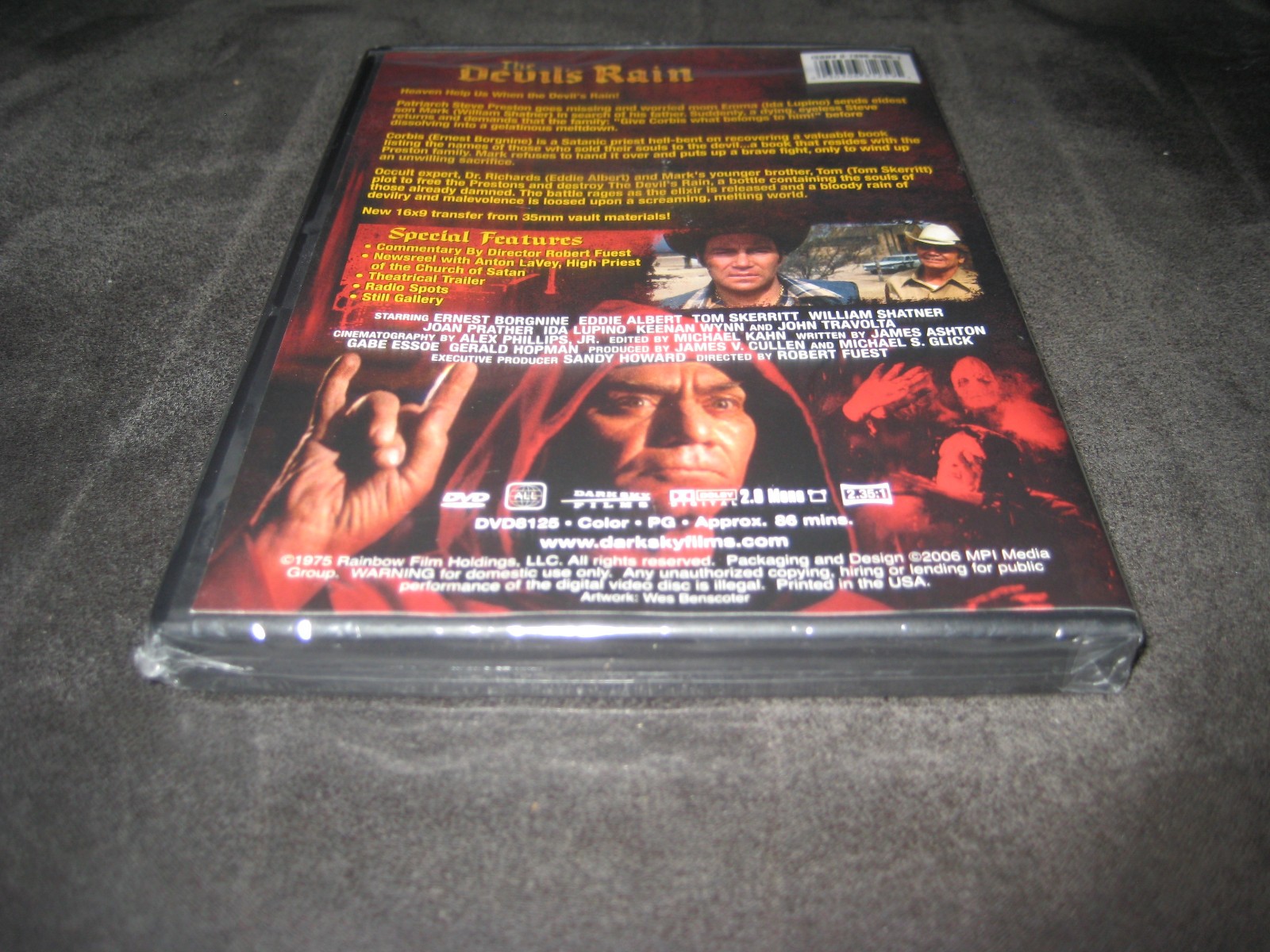 THE DEVIL'S RAIN (DVD 1975 - 2006) BRAND NEW - PG - WS - HORROR - SUPERNATURAL