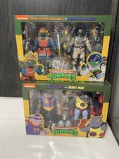 NECA TMNT SAMURAI ADVENTURE MICHELANGELO AND SPACE DONATELLO MIGHTY HOG RHINO