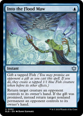 #ad 1x Into the Flood Maw Bloomburrow NM MTG $3.99
