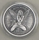 2016 Alyx The Fairy Antiqued Proof Round- Silverbug 1 oz. Fine Silver  LTD /2500