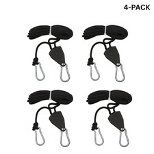 4-Pack Adjustable Grow Light Rope Hangers 1/8...