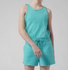 NWT Athleta Girl Havin A Great Time Romper Color: Aqua Size: Large 12