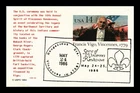 DR JIM STAMPS US FIRST DAY CARD FRANCIS VIEGO VINCENNES PICTORIAL CANCEL