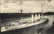 Ak Deutsches Kriegsschiff, SMS Emden, Kleiner Kreuzer, Kaiserliche... - 10636843