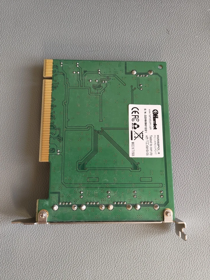 Hamlet HUSB2PCI_R - SCHEDA 4 + 1 PORTE USB PC DESKTOP 1PC-U20PC5NR-C-02 CARD  - Immagine 2 di 2