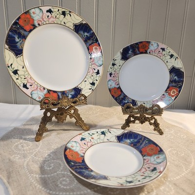 Limoges Jardin de Printemps RETIRED Pattern China  3 Pieces Made In France Rare