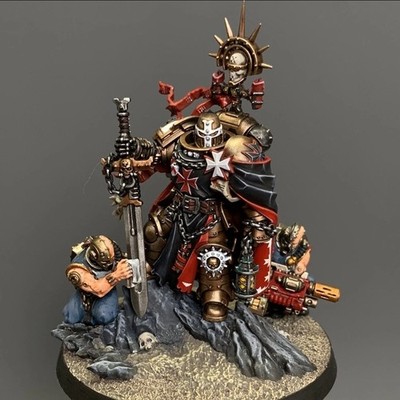 Warhammer 40K Black Templars High Marshal Helbrecht Painted Model