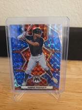 2022 Panini Mosaic Xander Bogaerts #151 Red and Blue Mosaic Prizm Red Sox
