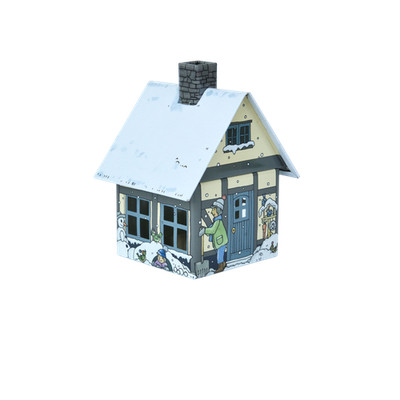 Crottendorfer Räucherhaus Metall ''Winterfreude'' - Räucherkerzen, Advent