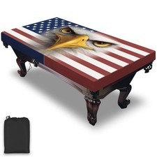 Waterproof Pool Table Cover - Indoor/Outdoor Billiards Accessory 7ft