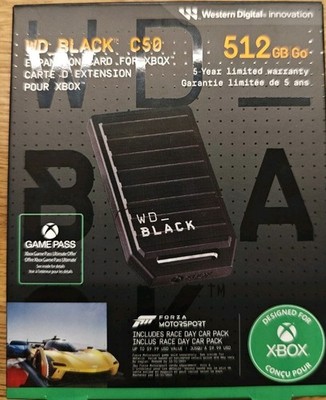 WD_BLACK C50 Speichererweiterungskarte f. Xbox Series S|X 512GB Memory Extension