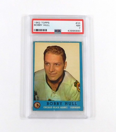 Bobby Hull #33 1962 Topps card