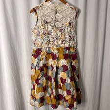 Womens Lace Floral Dress | Size 12/14? | Feminine Cottage