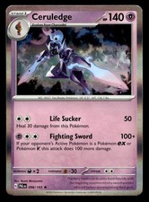 Ceruledge 040/091 SV: Paldean Fates Holo rara carta singola Pokémon TCG