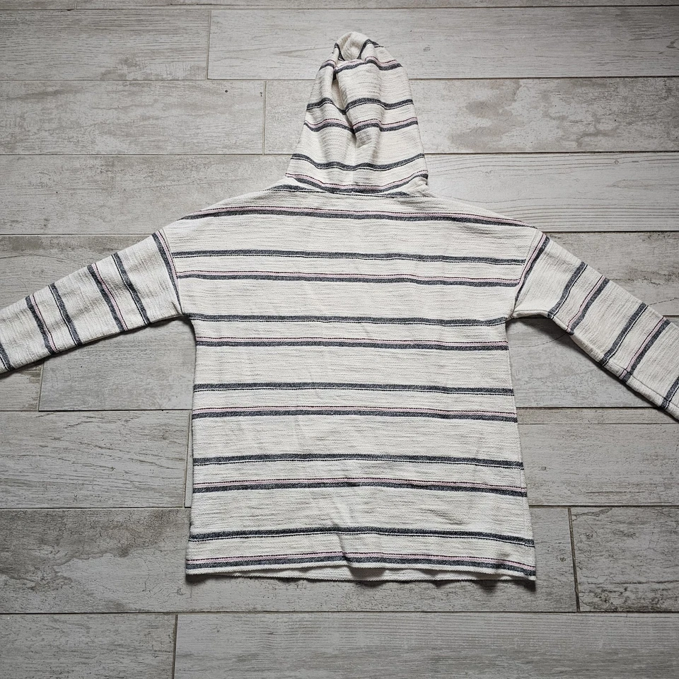 Sudadera con capucha informal a rayas boho pequeña Lilla P para mujer Foto 4 de 4